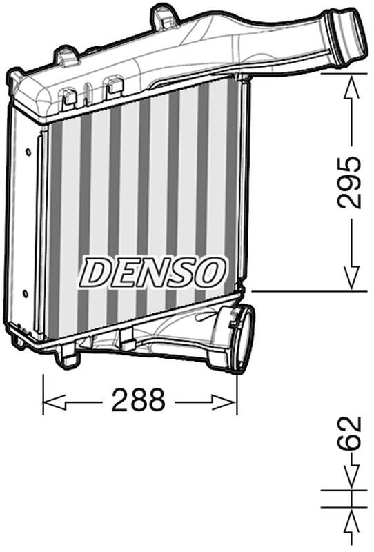 Denso Charge Air Intercooler DIT28019
